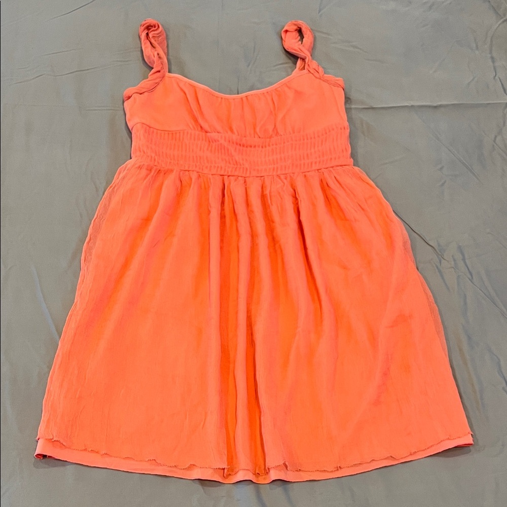 Catherine Malandrino Coral Silk Dress